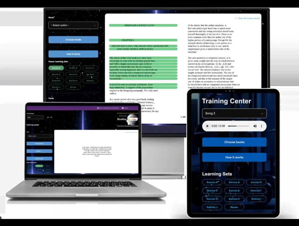 Advanced brain-boosting Training Center software